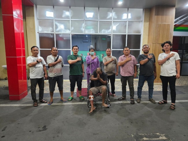 Pelaku pembunuhan ditembak polisi. [Istimewa]